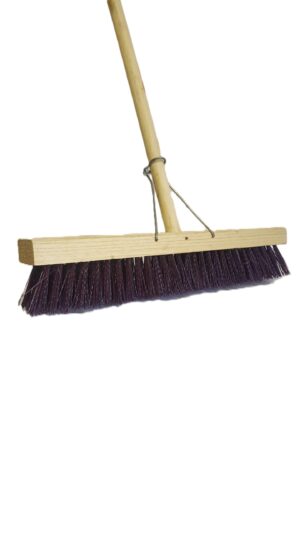 18 Inch Platform Broom - Hard/Soft Fibre