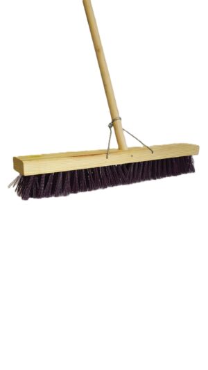 24 Inch Platform Broom - Hard/Soft Fibre