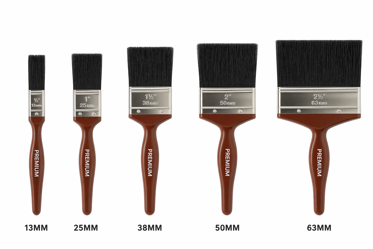 Agardo Tools Agardo Paint Brush Set 5pc - Apollo Brush