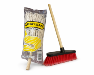 Mop 200g + Budget Broom (Plastic)