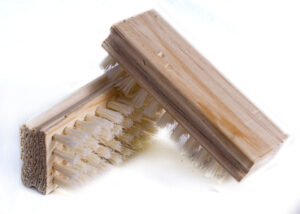 Square Shoe Brush - White 4 Rows