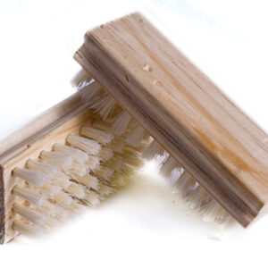 Square Shoe Brush - White 4 Rows